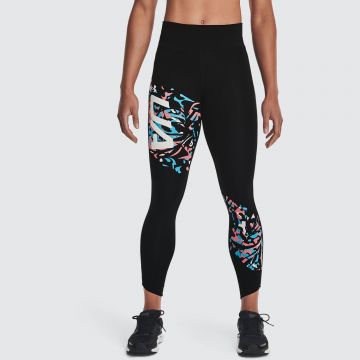UA FLY FAST FLORAL 7/8 TIGHT