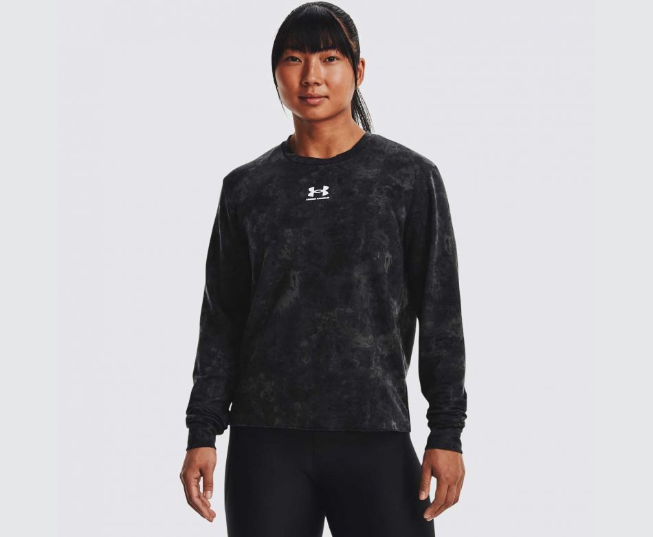Under Armour UA RIVAL TERRY PRINT CREW